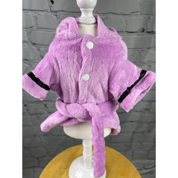 Custom Embroidered Pet Bathrobe | Custom embroidered pet robe | pet robe - Picture 3 of 10